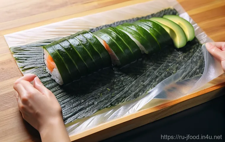 일본 스시 셰프 도구 - **Prompt:** A close-up, warm-toned photograph capturing the preparation of sushi rice in a tradition...